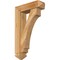 Ekena Millwork Imperial Arts and Crafts Rough Sawn Bracket w/ Offset Brace, Western Red Cedar, 6"W x 20"D x 32"H BKT0604X20X32IMP03RWR - alternate 1